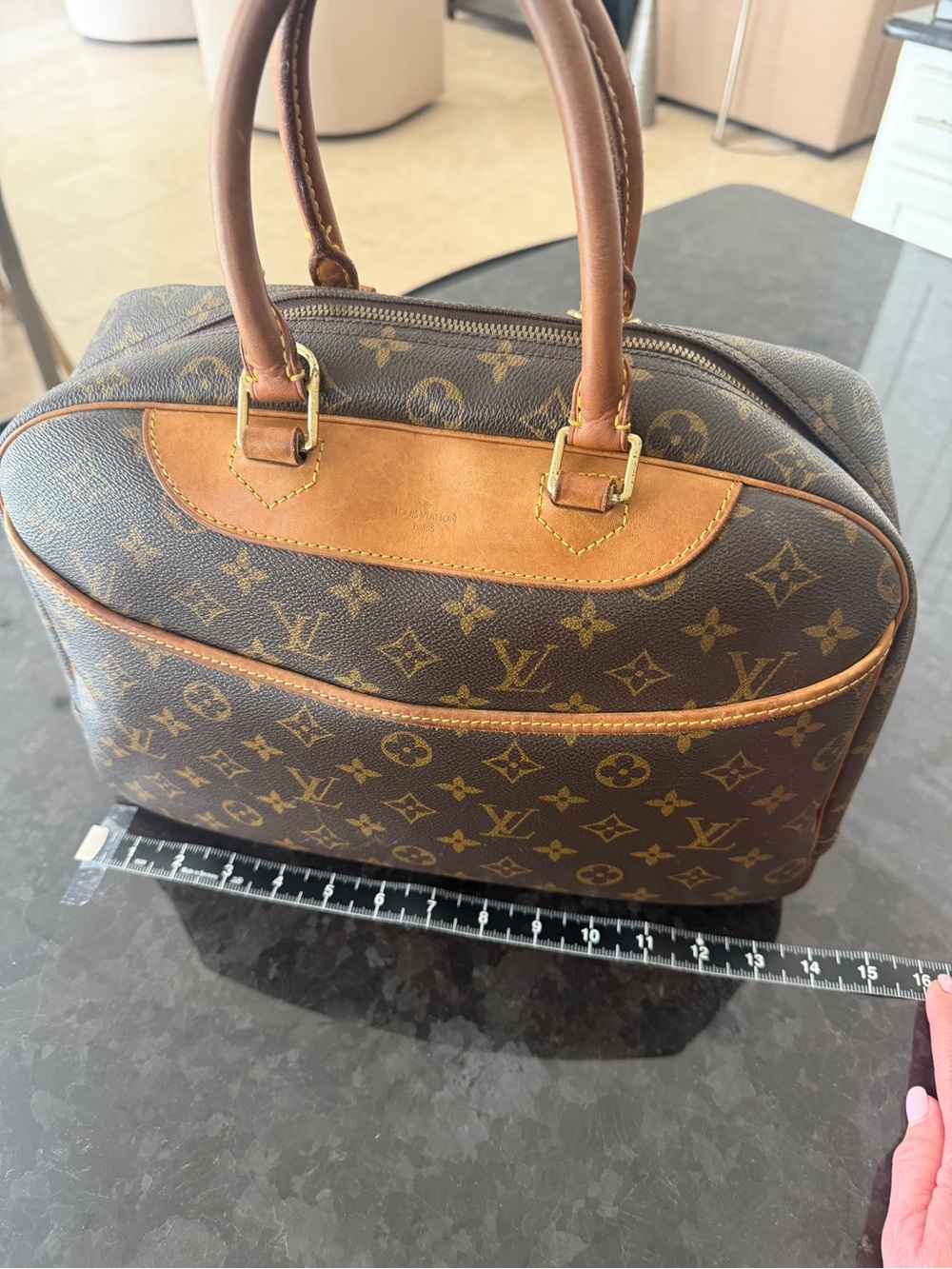 Louis Vuitton Monogram Deauville Bag - Picture 13 of 16